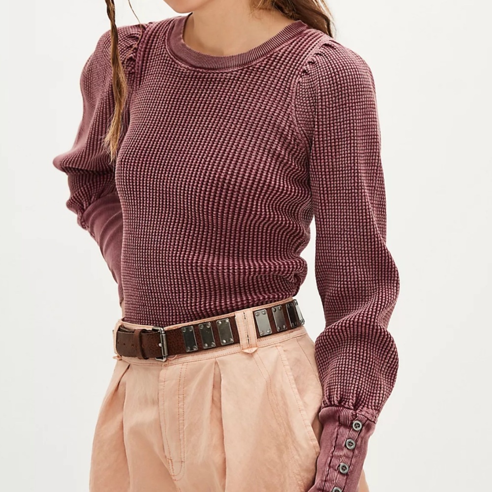 Free People One Wesley Thermal Top